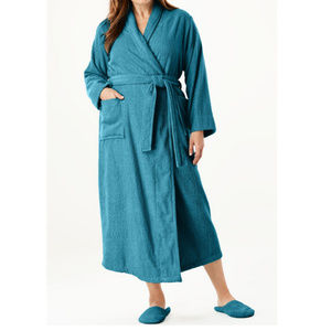 Woman Within Intimates & Sleepwear - nwt Terry spa ROBE & Slipper set 3X 30/32 Lagoon Woman Within Intimates & Sleepwear - nwt Terry spa ROBE & Slipper set 3X 30/32 Lagoon